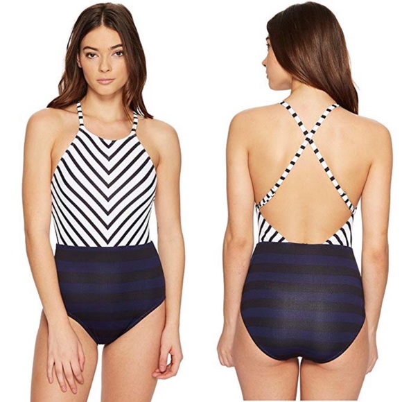 tommy bahama high neck swimsuit